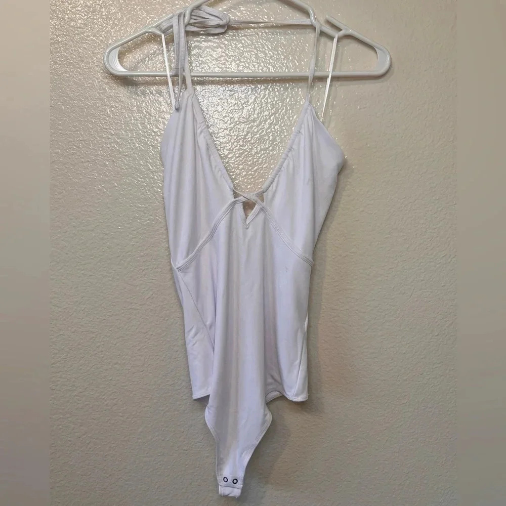 Abercrombie & Fitch Halter Thong Bodysuit